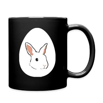 Oeuf de lapin de Pâques Oeuf de Pâques Cadeau de Pâques - Mug uni - noir - Droite