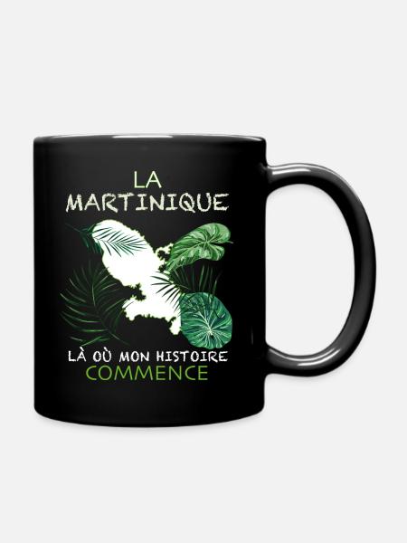 La martinique le Début De Mon Histoire - Mug uni - noir