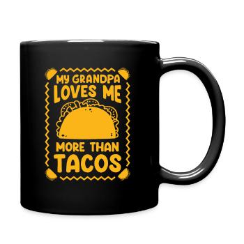Tacos Mexicain Foodie Burrito Nacho - Mug uni - noir - Droite