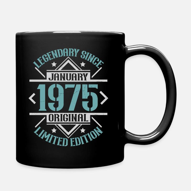 Legendär seit Januar 1975 limitierte Auflage - Tasse einfarbig - Schwarz