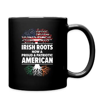 Né en Irlande Irlande États-Unis - Mug uni - noir - Droite