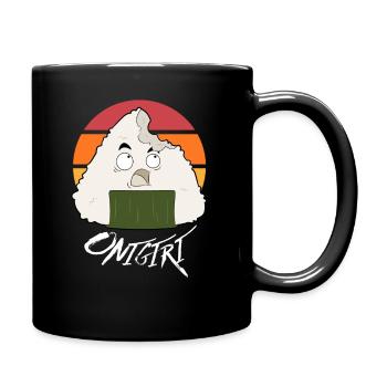 Onigiri Nihon Foodie Japan Fan Anime - Full Colour Mug - black - Right
