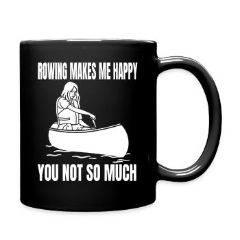 Rowing Rowing Rowing Club Rowing Team - Full Colour Mug - black - Right