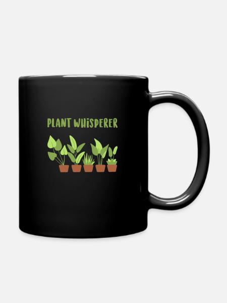 Pflanzen Grünpflanzen - Tasse einfarbig - Schwarz
