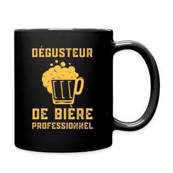DÉGUSTEUR de bière professionnel - Mug uni - noir - Droite