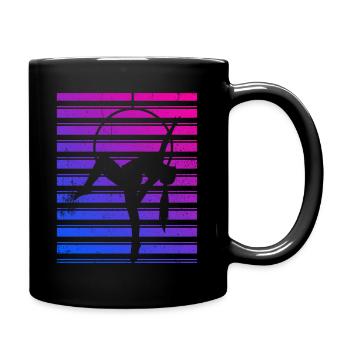 Aerial Hoop Dance - Full Colour Mug - black - Right