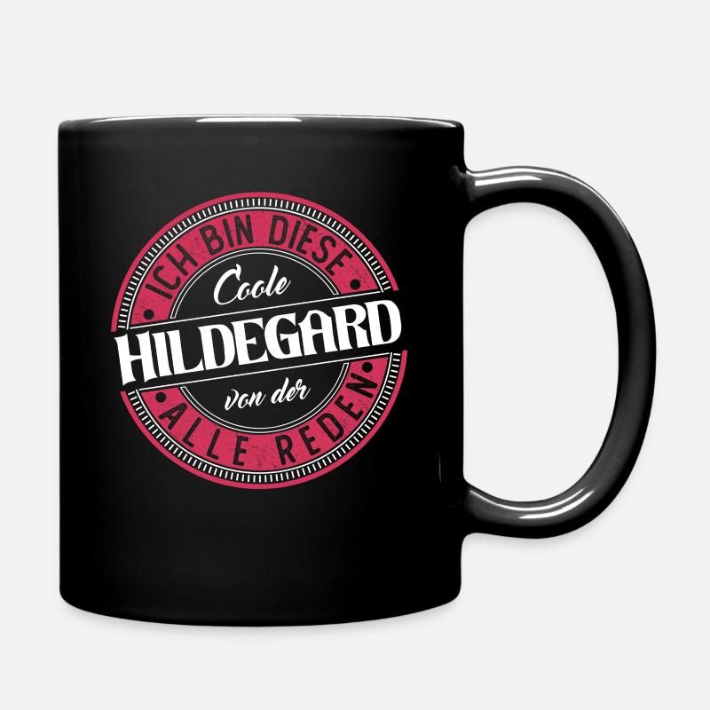 Hildegard Geschenkidee Geschenk Geburtstag - Tasse einfarbig - Schwarz