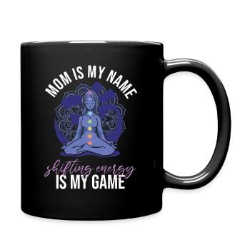 Reiki Praktizierende Mutter Und Reiki - Full Colour Mug - black - Right