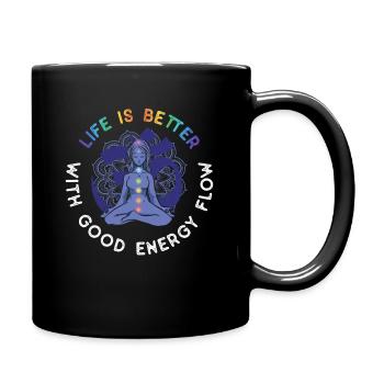 Reiki Practitioner Und Reiki - Full Colour Mug - black - Right