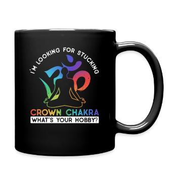 Reiki Reikimeister Reiki Praktizierender - Full Colour Mug - black - Right