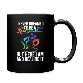 Reiki Praktiker Und Energie - Full Colour Mug - black - Right