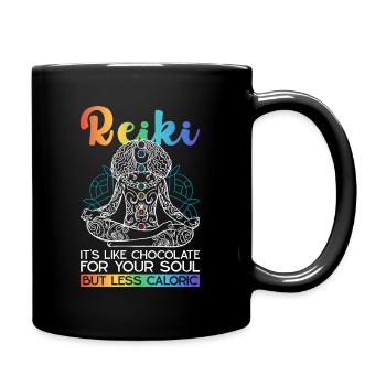 Reiki Praktiker Und Energie - Full Colour Mug - black - Right