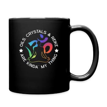 Reiki - Full Colour Mug - black - Right