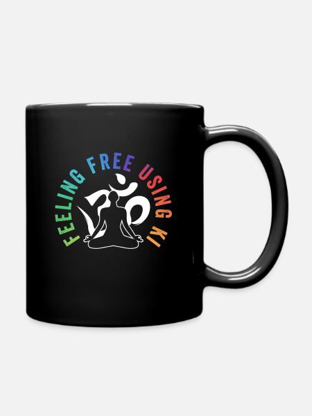 Reiki Meister Und Reike Praktizierender - Tasse einfarbig - Schwarz
