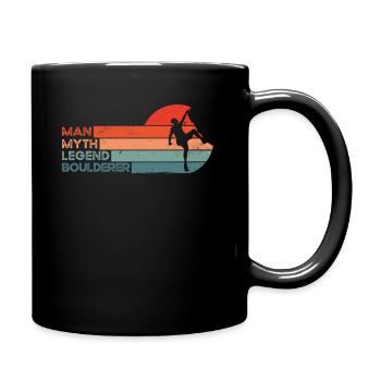 Escalade de bloc et d’escalade amusantes - Mug uni - noir - Droite