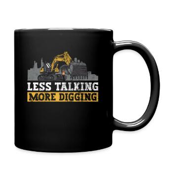 Bagger Schwermaschinenführer Baggerfahrer - Mug uni - noir - Droite