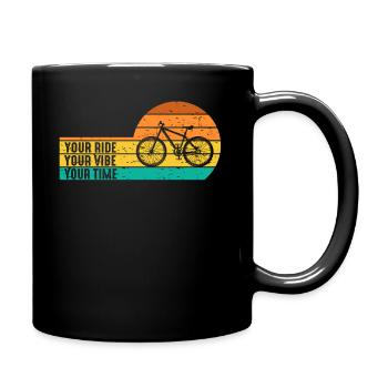 VTT Votre Balade Your Vibe Votre Temps - Mug uni - noir - Droite