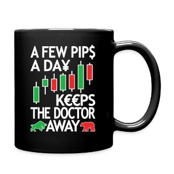 DayTrader Trader Forex Trading Forex Trading - Mug uni - noir - Droite