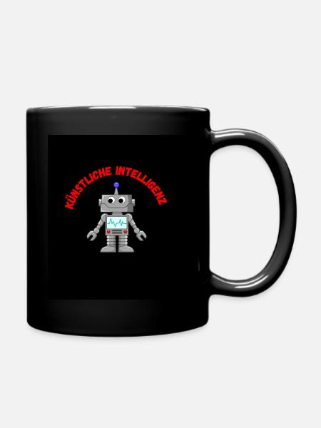 Künstliche Intelligenz - Tasse einfarbig - Schwarz
