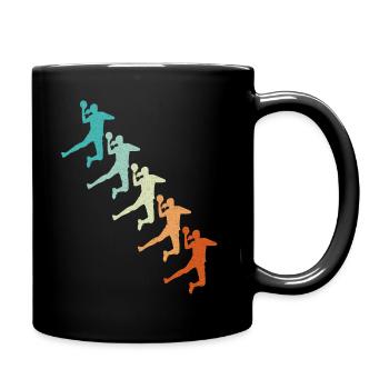 Handballerin Handballspielerin Frauen Handball - Tasse einfarbig - Schwarz - Rechts