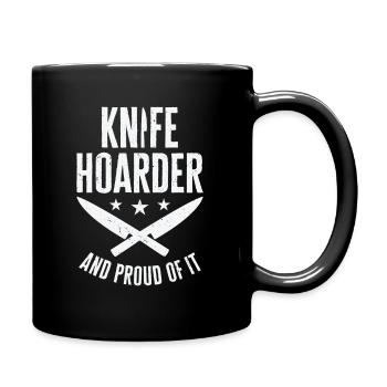 Couteaux collecteurs de couteaux - Mug uni - noir - Droite