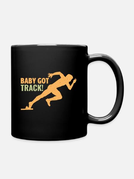 Baby got track track & Field - Tasse einfarbig - Schwarz