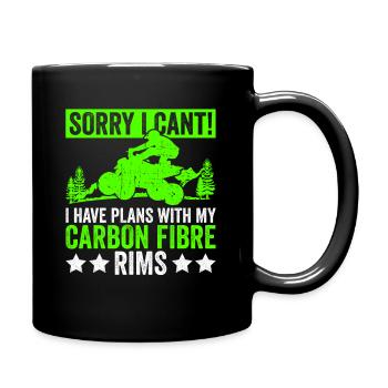 Quadfahrer Quad - Full Colour Mug - black - Right