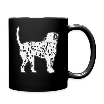 Dalmatian Dog Dog Lovers Gift - Full Colour Mug - black - Right
