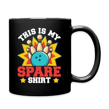 This is my spare shirt - Full Colour Mug - black - Right