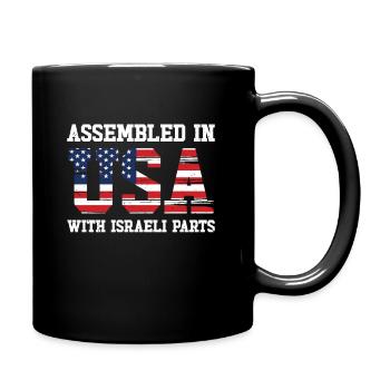Né Israël Israélien Américain USA - Mug uni - noir - Droite