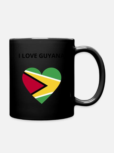 I LOVE GUYANA - Mug uni - noir