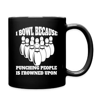 Bowling Bowling Bowling Club Bowling Club - Full Colour Mug - black - Right