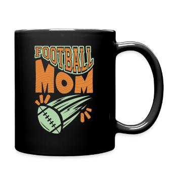 Football américain, football-maman, disant - Mug uni - noir - Droite