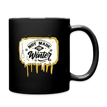 Not made for the winter - Full Colour Mug - black - Right