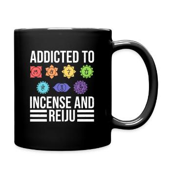 Reiki Praktizierende Und Ganzheitliche Reiki - Tasse einfarbig - Schwarz - Rechts