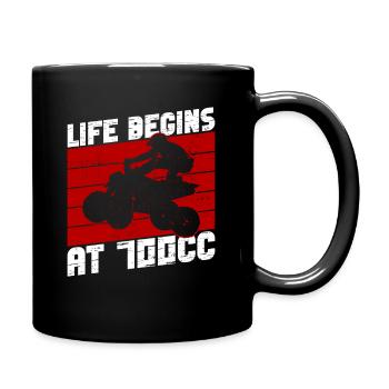 Quad Quadfahrer - Full Colour Mug - black - Right