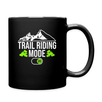 Quad Trail Riding Quadfahrer - Mug uni - noir - Droite