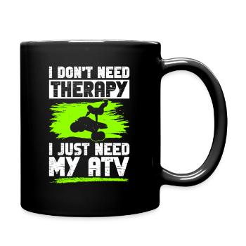 Quad Quadfahrer - Full Colour Mug - black - Right