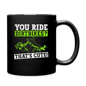 Quadfahrer Quad - Full Colour Mug - black - Right