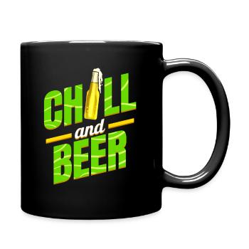 Chill And Beer le jour de la Saint-Patrick - Mug uni - noir - Droite