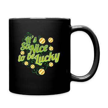 C’est tellement agréable d’avoir de la chance le jour de la Saint-Patrick - Mug uni - noir - Droite