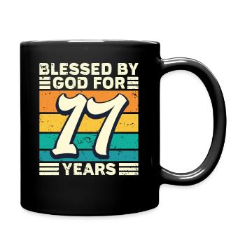 17 Birthday Gift Years Funny Saying - Full Colour Mug - black - Right