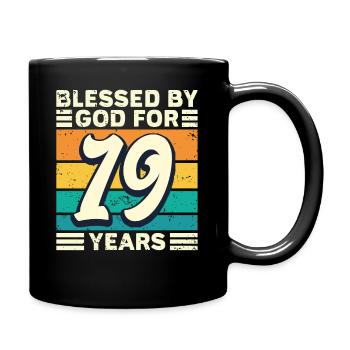 19 Birthday Gift Years Funny Saying - Full Colour Mug - black - Right