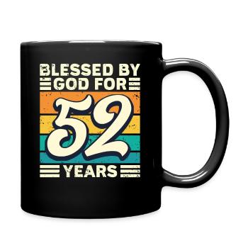 52 années de cadeaux d’anniversaire drôle de dicton - Mug uni - noir - Droite