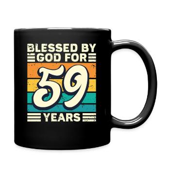 59 années de cadeaux d’anniversaire drôle de dicton - Mug uni - noir - Droite