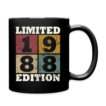 Vintage Gift 1988 Anniversary Limited Edition - Full Colour Mug - black - Right