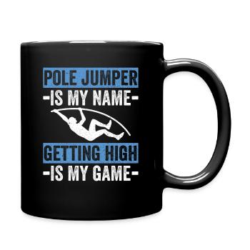 Stabhochsprung Stabhochspringer - Mug uni - noir - Droite
