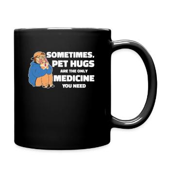 Dog Pet Hug Medicine Dog Lovers - Mug uni - noir - Droite