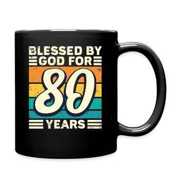 80 années de cadeaux d’anniversaire drôle de dicton - Mug uni - noir - Droite