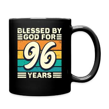 96 années de cadeaux d’anniversaire drôle de dicton - Mug uni - noir - Droite